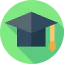 Graduation cap icon 64x64