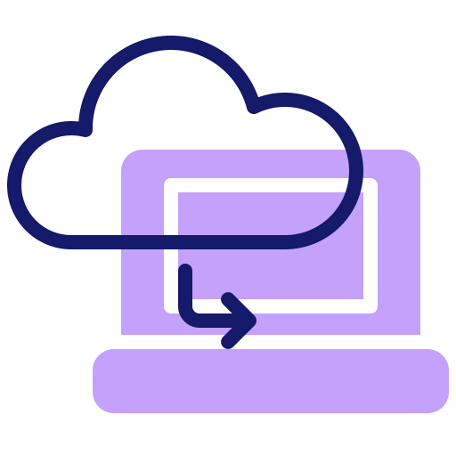 Cloud computing icône