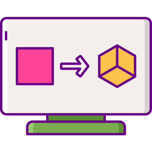 Data transformation icon