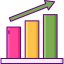 Bar graph ícono 64x64