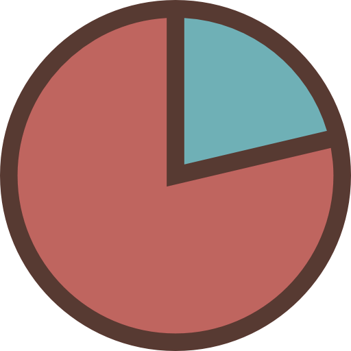 Pie chart icône