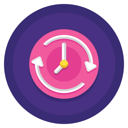 Wall clock icon