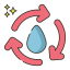 Water cycle icon 64x64