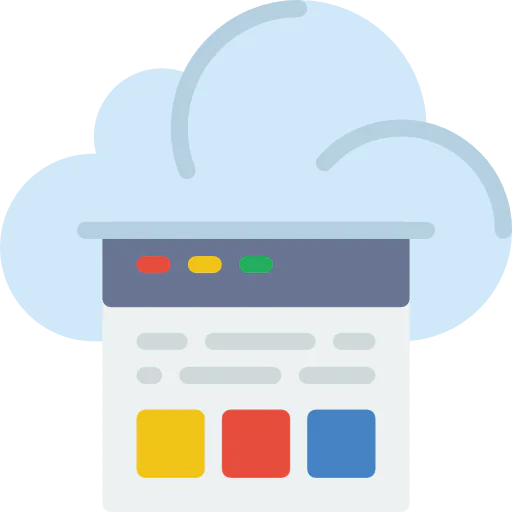 Cloud computing icon