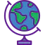 Earth globe icon 64x64