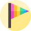 Rainbow flag icon 64x64