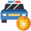 Police car ícono 64x64