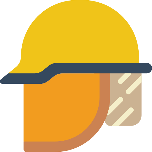 Firefighter helmet icon