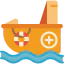 Rescue boat ícono 64x64
