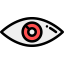 Red eyes icon 64x64