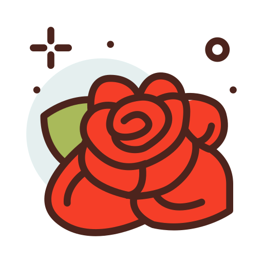 Rose icône