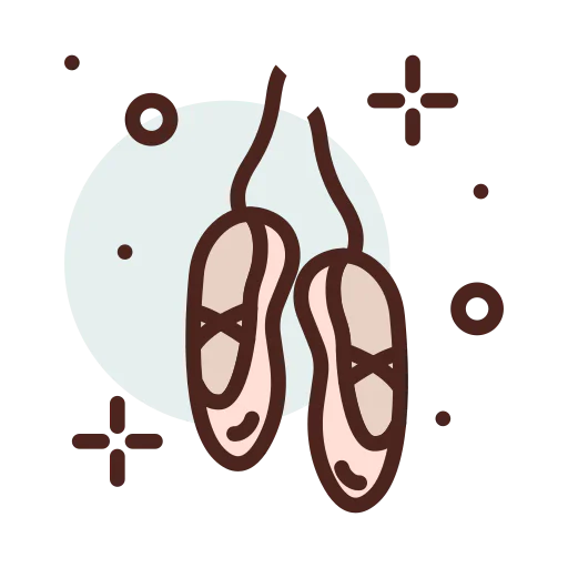 Ballet shoes ícone