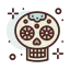Mexican skull icône 64x64