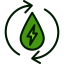 Green energy icon 64x64