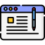Content writing icon 64x64