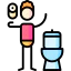 Toilet paper ícone 64x64