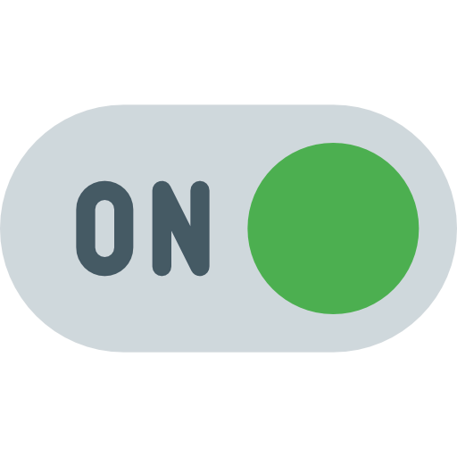 Switch on icon
