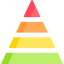 Pyramid chart icon 64x64