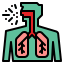 Respiratory system icon 64x64
