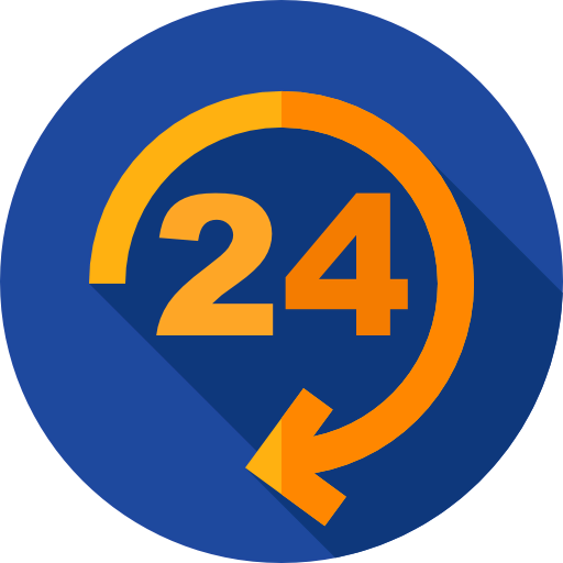 24 hours Ikona