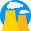 Nuclear plant icon 64x64