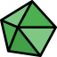 Dodecahedron Ikona 64x64