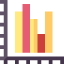 Bar chart icon 64x64