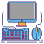 Клавиатура и мышь иконка 64x64