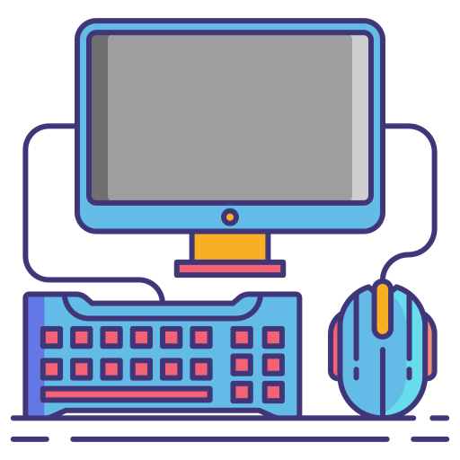 Keyboard and mouse アイコン