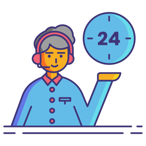 24-часовая поддержка иконка