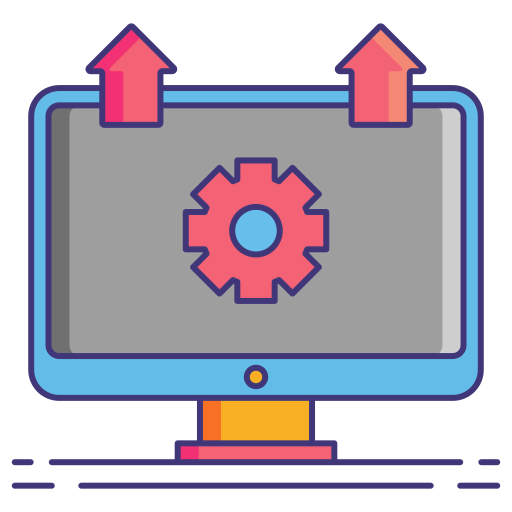 Computer monitor ícone