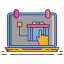 Online shop icon 64x64