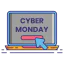 Cyber monday ícono 64x64