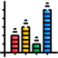 Bar chart 图标 64x64