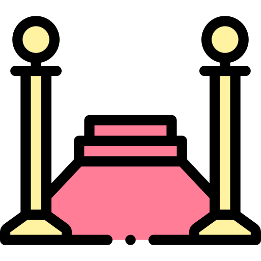 Red carpet icon