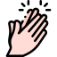 Clapping icon 64x64