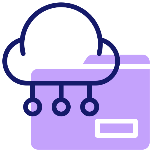 Cloud storage icon