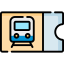 Train ticket icon 64x64