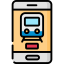 Train ticket icon 64x64