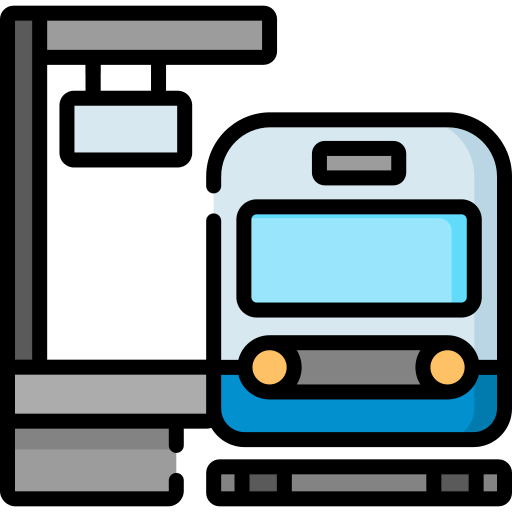 Train platform icon