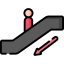 Escalator down icon 64x64