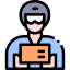 Delivery courier icon 64x64