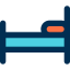 Hospital bed icon 64x64