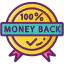 Money back guarantee Symbol 64x64