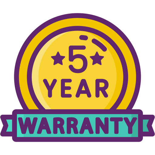 5 year warranty Symbol