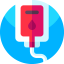 Blood transfusion icône 64x64