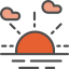 Sunset icon 64x64
