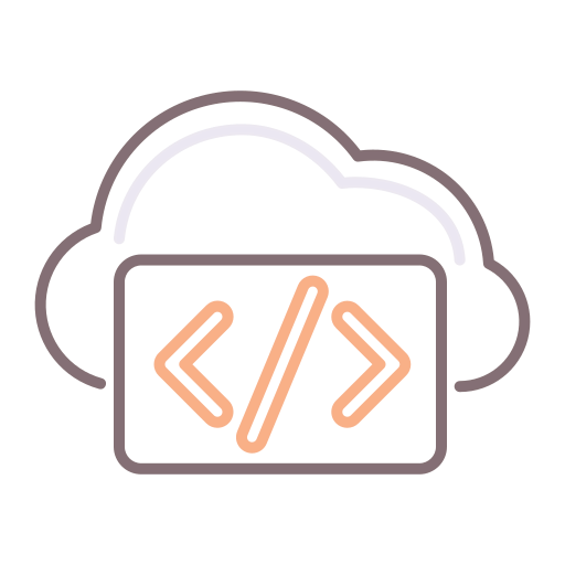 Cloud coding icône
