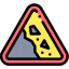 Falling rocks icon 64x64