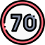 Speed limit icon 64x64
